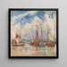 Sloops - James Ensor — gerahmtes Bild an der Wand