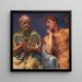 Sokrates und Alkibiades - Kristian Zahrtmann — gerahmtes Bild an der Wand