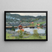 Fjord-Landschaft - Sofie Werenskiold — gerahmtes Bild an der Wand