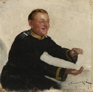 Soldat russe au théâtre - Mikołaj K Pimonienko