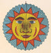 Sonne mit einem Laternen-Design mit stacheliger Heiligenscheiben - Anonym — Ansicht des Kunstwerks