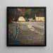 Sonnenwinter - Alfred Poell — gerahmtes Bild an der Wand