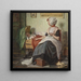 Schlaf gut bewacht - Hermann Knopf — gerahmtes Bild an der Wand