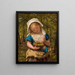Portrait einer jungen Mädchen - Sophie Anderson — gerahmtes Bild an der Wand
