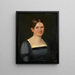 Portrait einer jungen Frau - Sophie Reinhard — gerahmtes Bild an der Wand