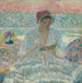 Unter dem Vordach - Frederick Carl Frieseke — Ansicht des Kunstwerks
