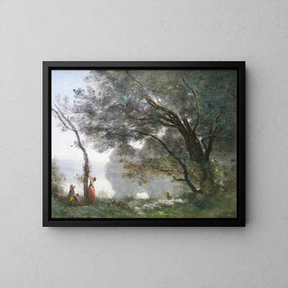 Erinnerung an Mortefontaine von Jean-Baptiste-Camille Corot