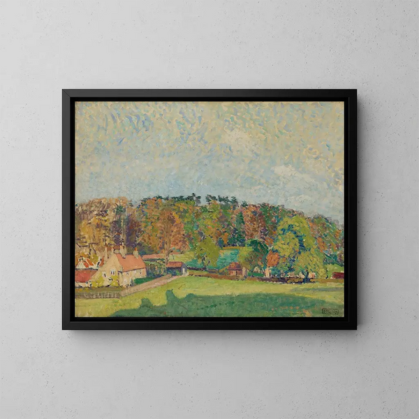 Herbst in Sussex - Spencer Frederick Gore — gerahmtes Bild an der Wand