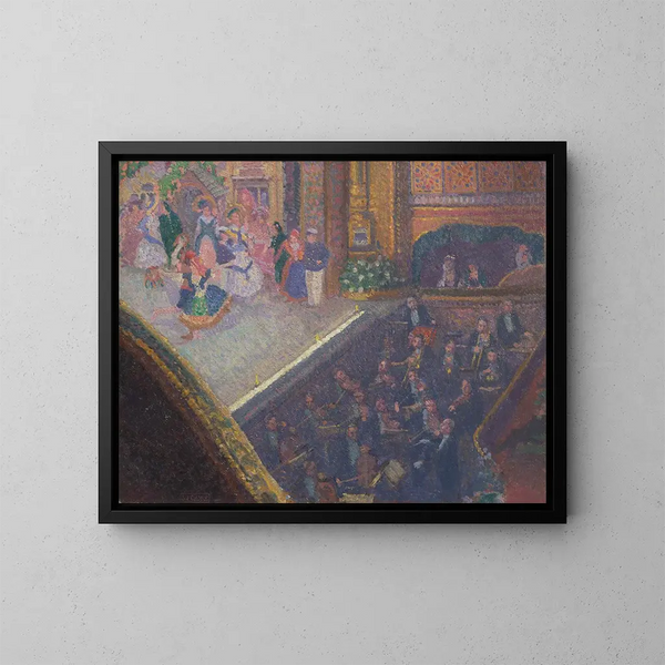 Ballettszene auf den Sanden - Spencer Frederick Gore — gerahmtes Bild an der Wand