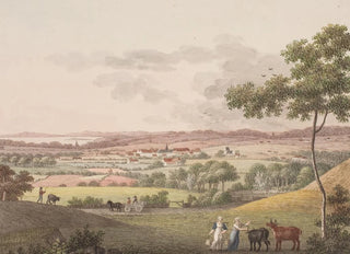 Sren L Lange - Christiansfeld fra den vestlige side.webp