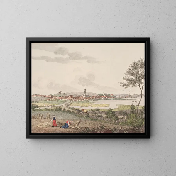 Horsens - Søren L. Lange — gerahmtes Bild an der Wand