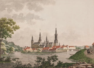 Sren L Lange - Prospekt af det kongelige slot Frederiksborg p Sjlland.webp