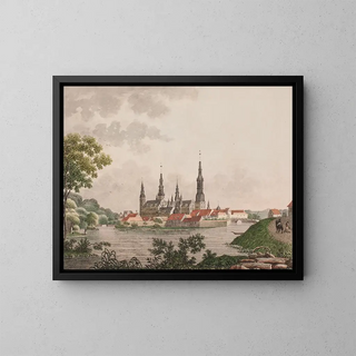 Sren L Lange - Prospekt af det kongelige slot Frederiksborg p Sjlland.webp