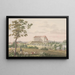 Château de Tranekær sur Langeland - Søren L. Lange — gerahmtes Bild an der Wand