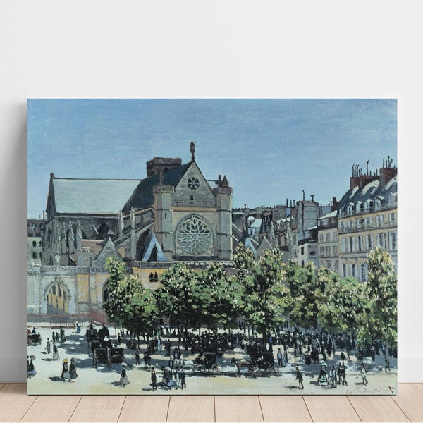Reproduktion des Gemäldes St. Germain l'Auxerrois - Claude Monet