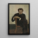 Portrait des Musikers Korolev - Stanisław Kuczborski — gerahmtes Bild an der Wand