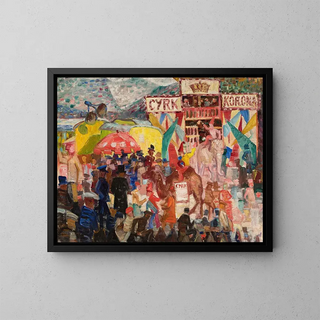 Zirkus - Stanisław Osostowicz — gerahmtes Bild an der Wand