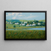 Frühlingslandschaft mit einem Teich - Stanisław Witkiewicz — gerahmtes Bild an der Wand