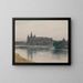 Wawel auf der Vistula-Seite - Stanisław Witkiewicz — gerahmtes Bild an der Wand