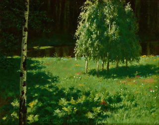 Junge Birken - Stanisław Witkiewicz — Ansicht des Kunstwerks