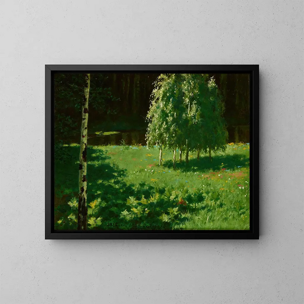 Junge Birken - Stanisław Witkiewicz — gerahmtes Bild an der Wand