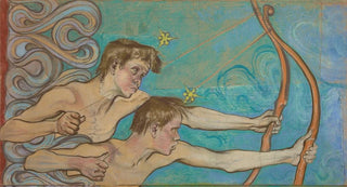 Stanisaw Wyspiaski - Archers Fragment of the Composition Fallen Angels Design to the Painting Decoration in the Franciscan Church in Krakow.webp