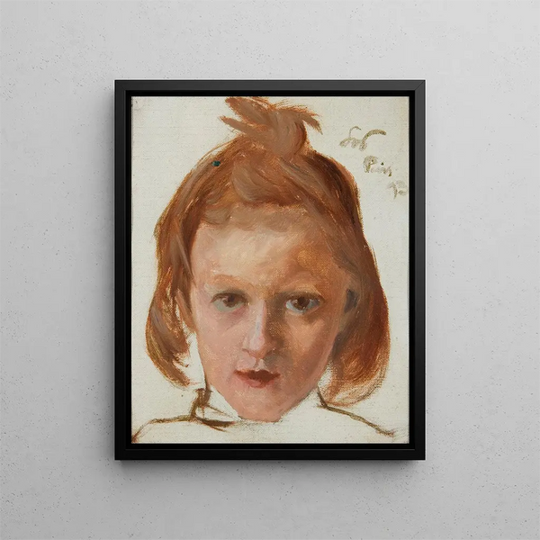 Stanisaw Wyspiaski - Head of a girl.webp