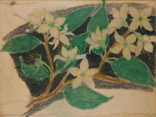 Lilien Projekt für eine Wanddekoration - Stanisław Wyspiański — Ansicht des Kunstwerks