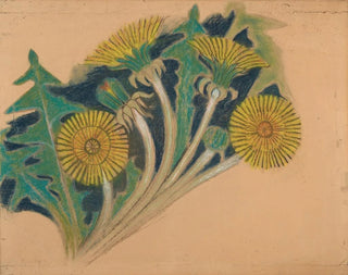 Stanisaw Wyspiaski - Kwiaty mlecza Projekt do dekoracji malarskiej do fary w Bieczu.webp