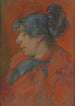 Parisienne Studienkopf Gemälde - Stanisław Wyspiański — Ansicht des Kunstwerks