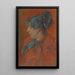 Parisienne Studienkopf Gemälde - Stanisław Wyspiański — gerahmtes Bild an der Wand