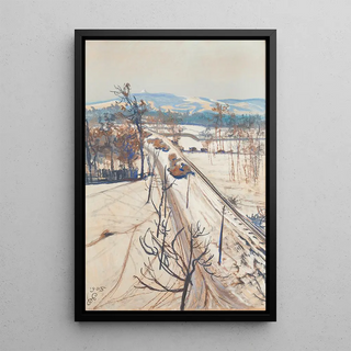 Stanisaw Wyspiaski - Widok na Kopiec Kociuszki Szary dzie.webp