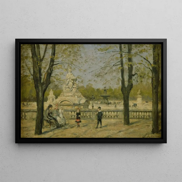 Stanislas Lpine - La place de la Concorde vue de la terrasse des Tuileries.webp