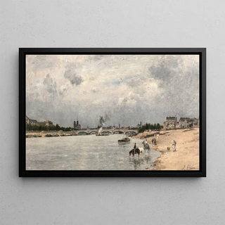 Stanislas Lpine - Le pont dAusterlitz au quai de la Rape Paris.webp
