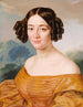 Portrait einer Dame in gelber Robe Portrait von Luise Polckov - Stanislav Kapsarides — Ansicht des Kunstwerks