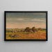 Landschaft mit Kühen - Stanislav Lolek — gerahmtes Bild an der Wand