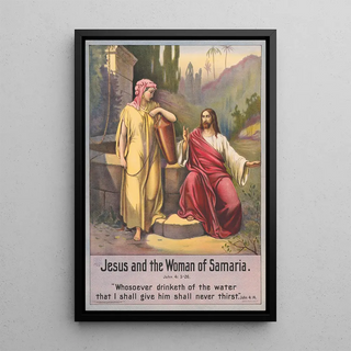 Stecher Litho Co - Jesus and the woman of Samaria.webp