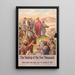 Die Vervielfachung der Brote - Stecher Litho Co — gerahmtes Bild an der Wand