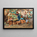 Markt in Venedig - Stefano Novo — gerahmtes Bild an der Wand