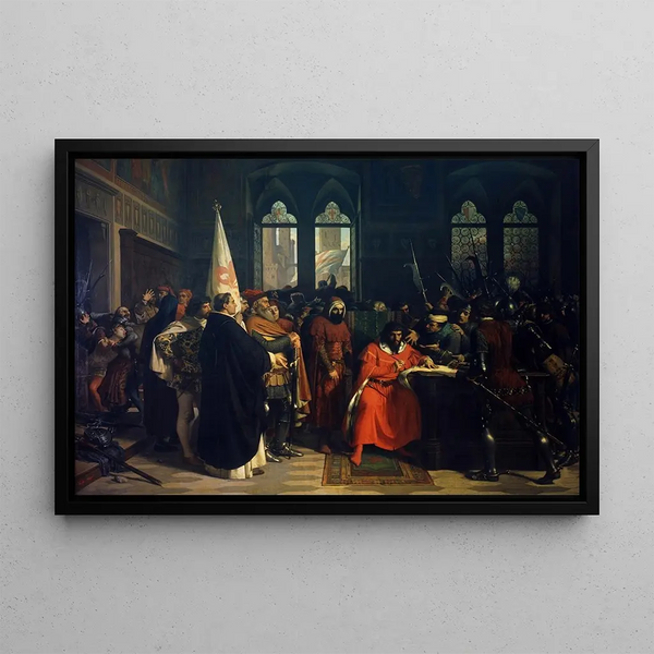 Stefano Ussi - Expulsion Of The Duke Of Athens.webp
