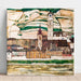 Reproduktion des Gemäldes Stein auf der Donau, südlich gesehen (Großformat) - Egon Schiele