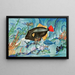 Fisch verrückt - Stephen Haweis — gerahmtes Bild an der Wand
