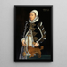 Portrait einer Frau wahrscheinlich Catherine Carey Lady Knollys - Steven van der Meulen — gerahmtes Bild an der Wand