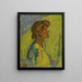 Portrait einer Frau - Stuart Davis — gerahmtes Bild an der Wand