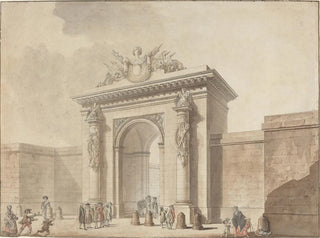 Studio of Claude Nicolas Ledoux - Portal of the Htel dUzs rue Montmartre Paris.webp