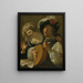 Ein Duo - Atelier de Dirck van Baburen — gerahmtes Bild an der Wand
