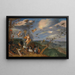 Eine Allegorie der Luft - Atelier von Jan Brueghel I — gerahmtes Bild an der Wand