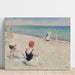 Reproduktion des Gemäldes an Strand, Falsterbo - Paul Fischer