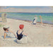 Reproduktion des Gemäldes an Strand, Falsterbo - Paul Fischer