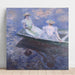 Reproduktion des Gemäldes Auf dem Boot - Claude Monet